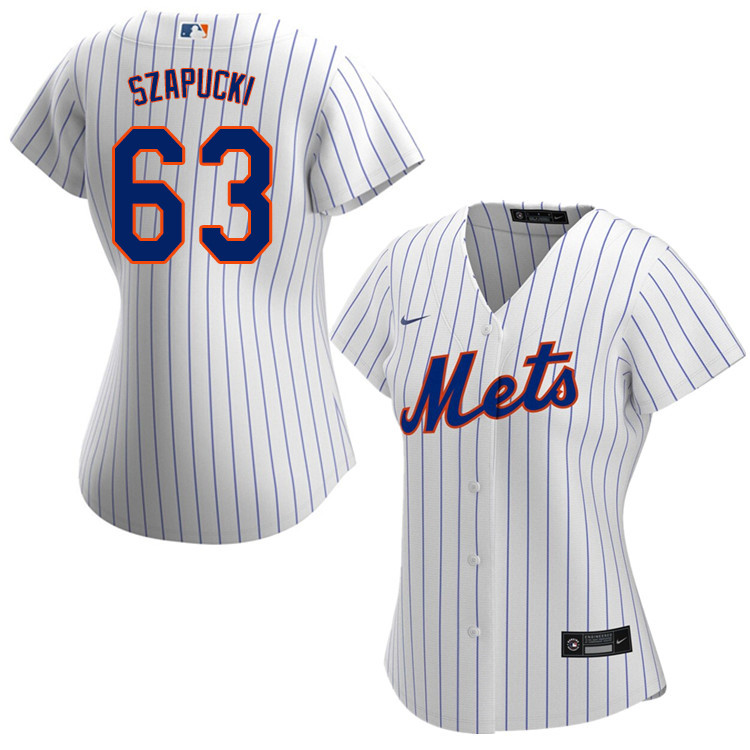 Nike Women #63 Thomas Szapucki New York Mets Baseball Jerseys Sale-White